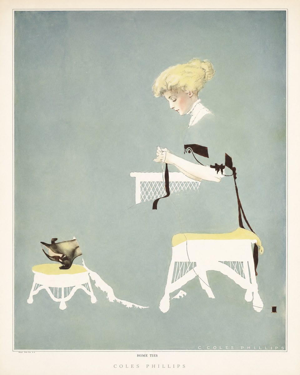 Coles Phillips Home Ties No6 - Poszter