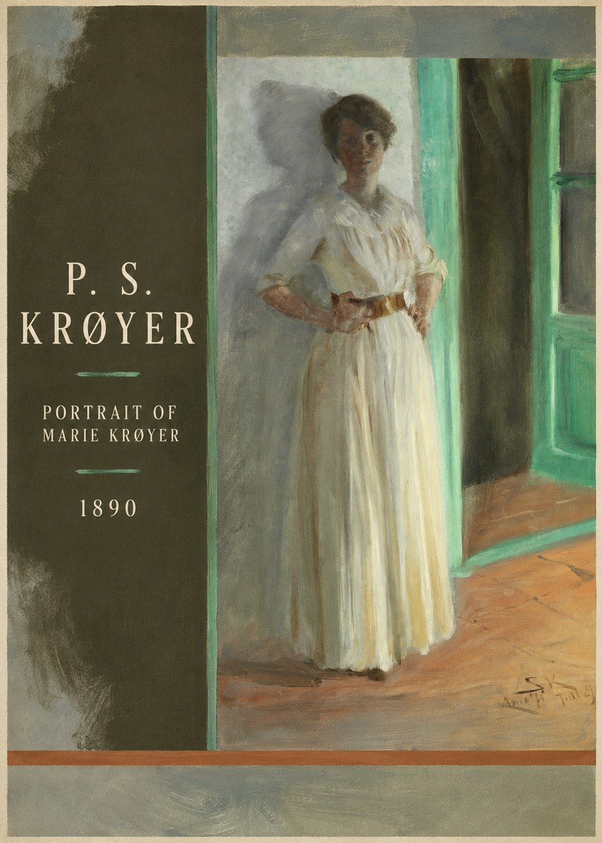 P.S. Krøyer Portrait of Marie Krøyer No4 - Poszter