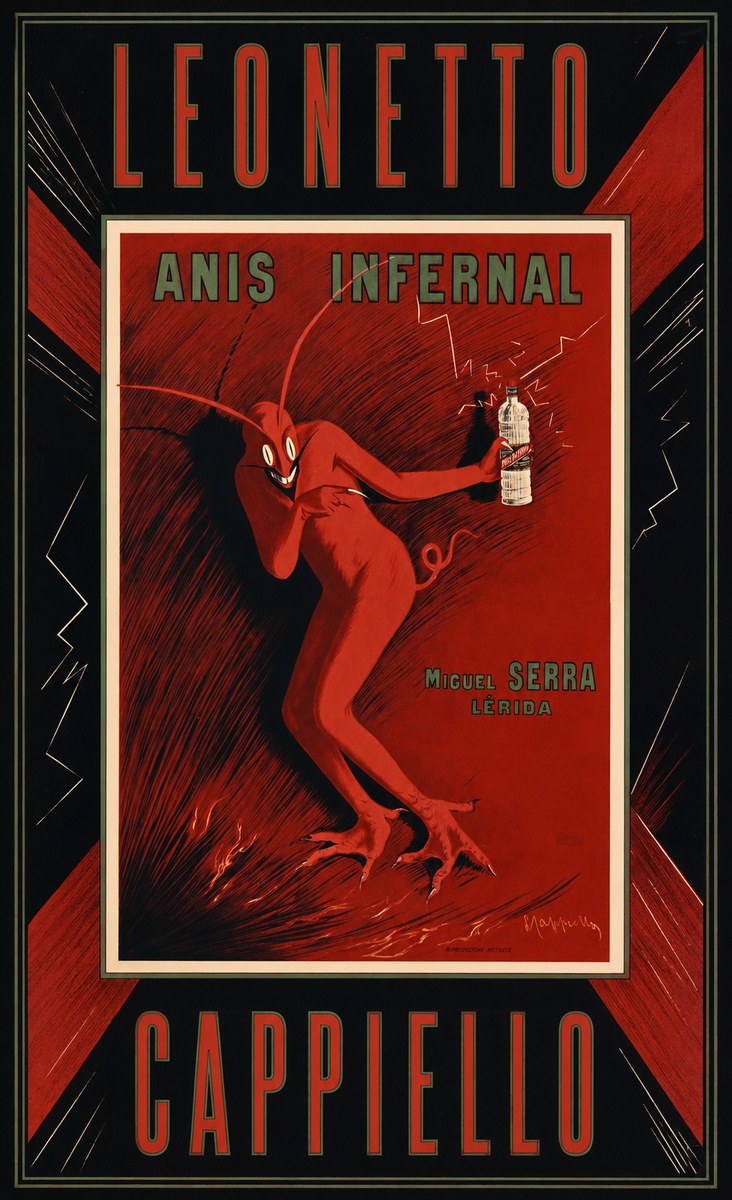 Leonetto Cappiello Anis Infernal I No4 - Poszter