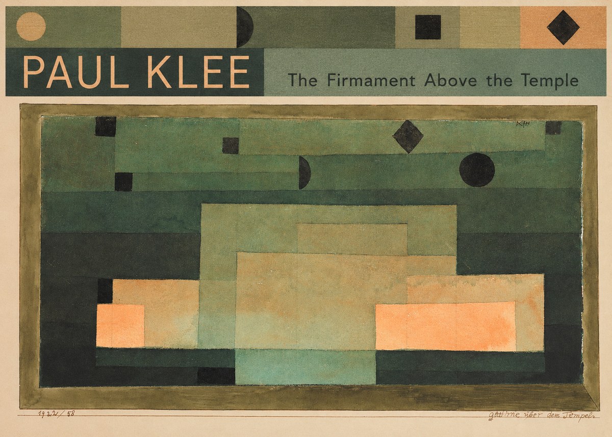 Paul Klee The Firmament Above the Temple No4 - Poszter