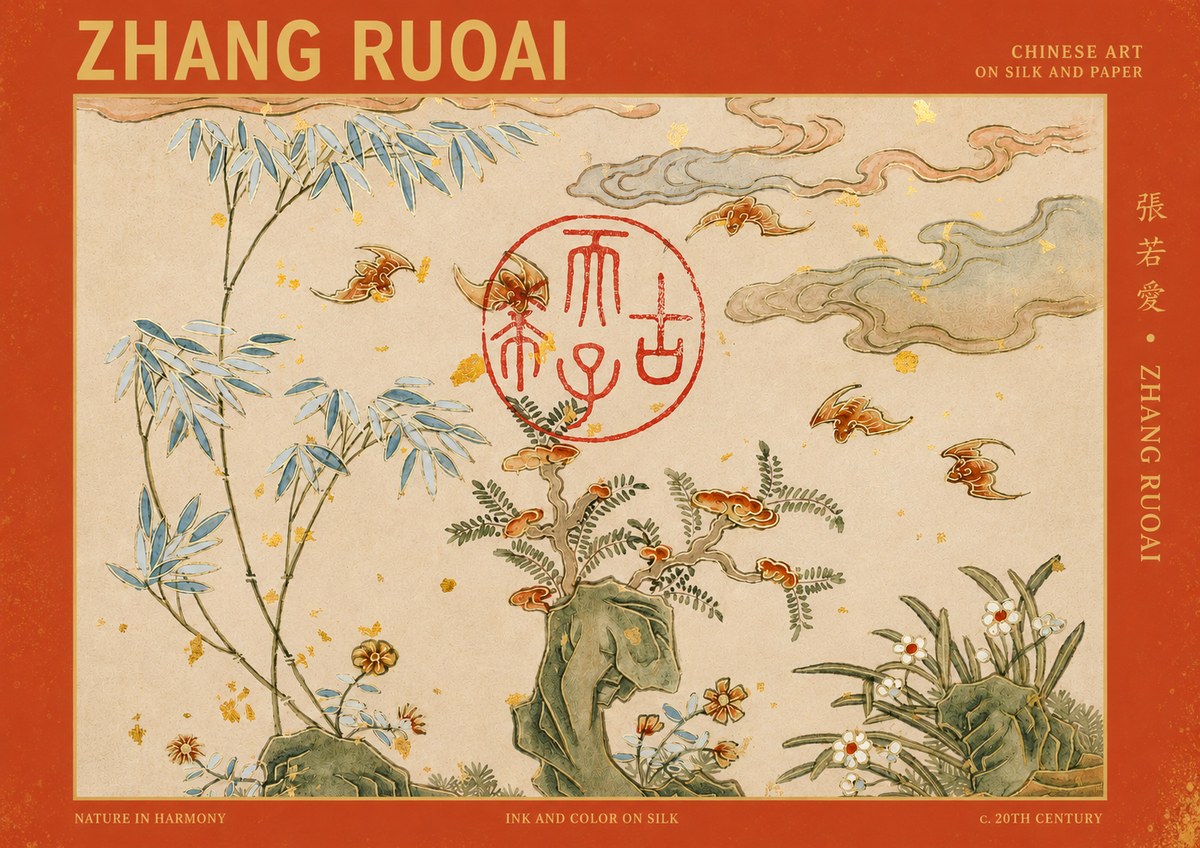Zhang Ruoai Nature in Harmony No2 - Poszter