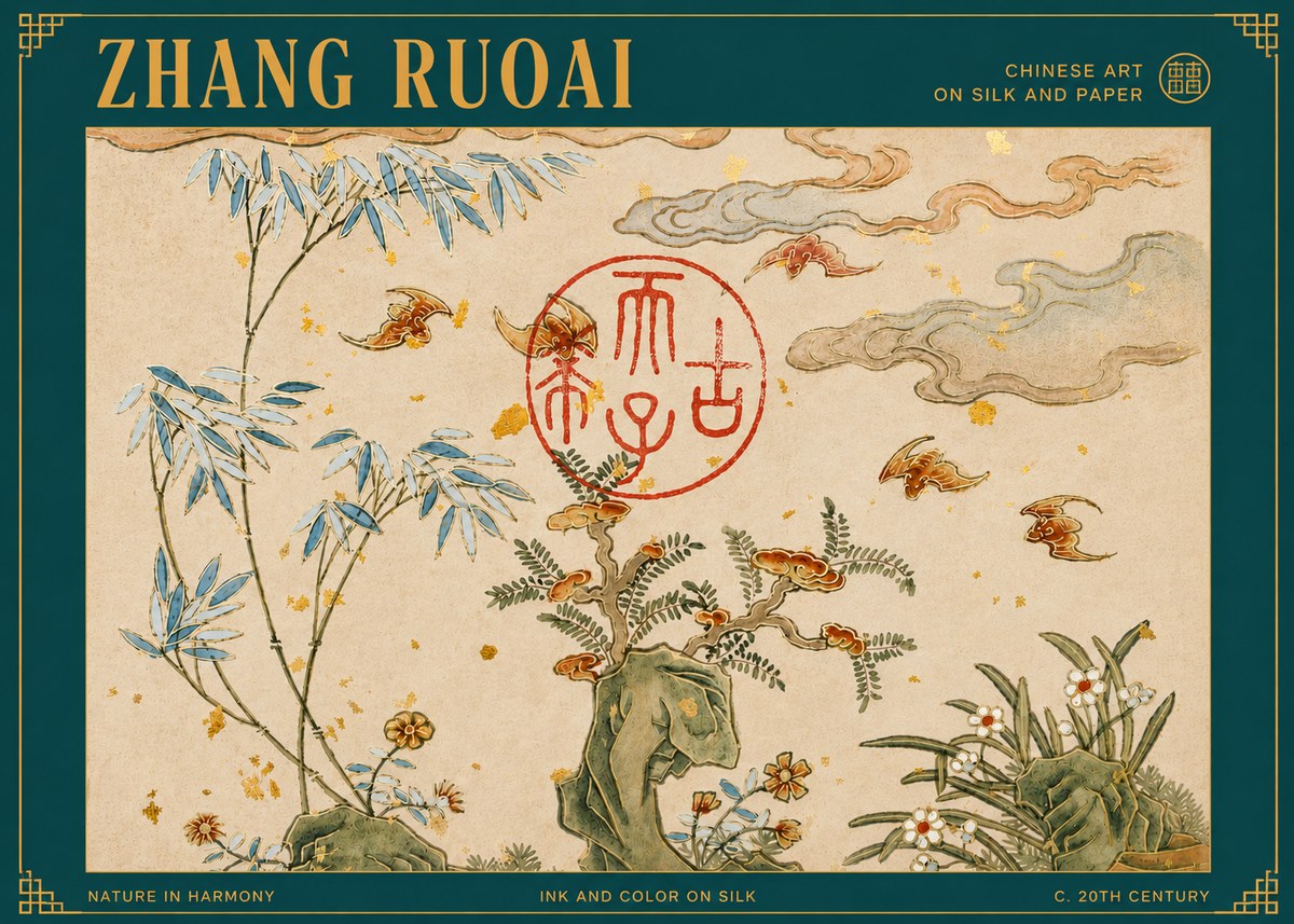 Zhang Ruoai Nature in Harmony No3 - Poszter