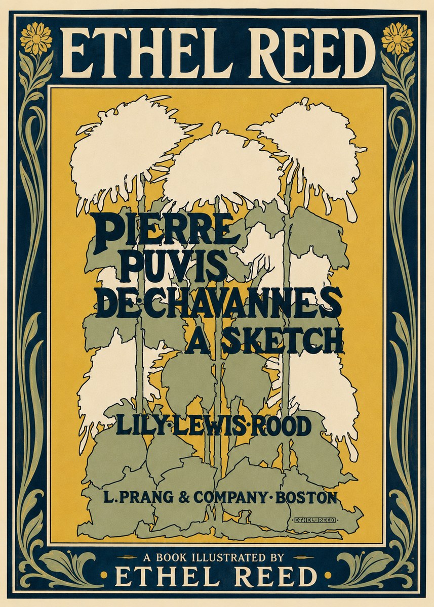 Ethel Reed Pierre Puvis De Chavannes a Sketch No6 - Poszter