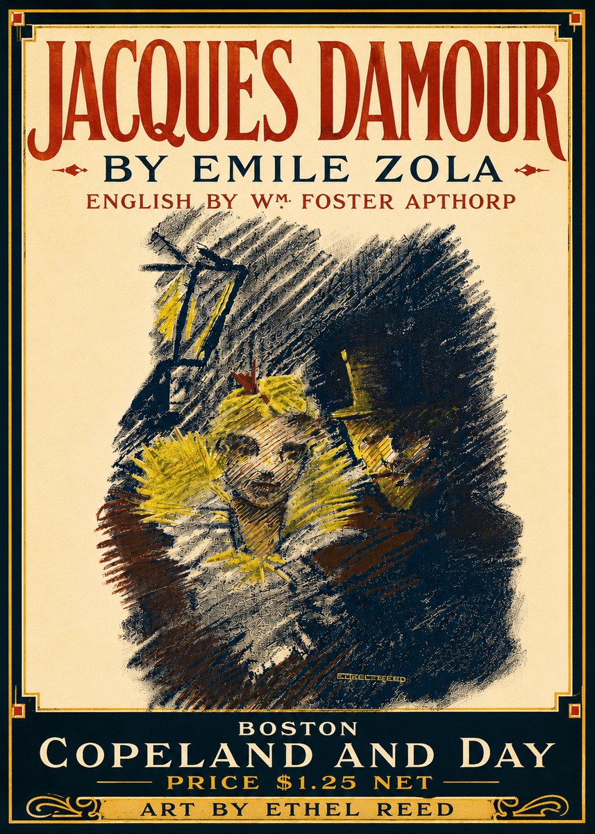Ethel Reed Jacques Damour No4 - Poszter