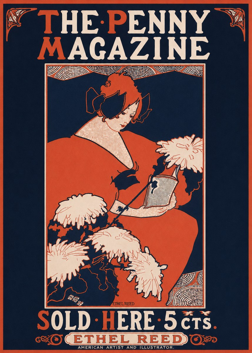 Ethel Reed The Penny Magazine No2 - Poszter