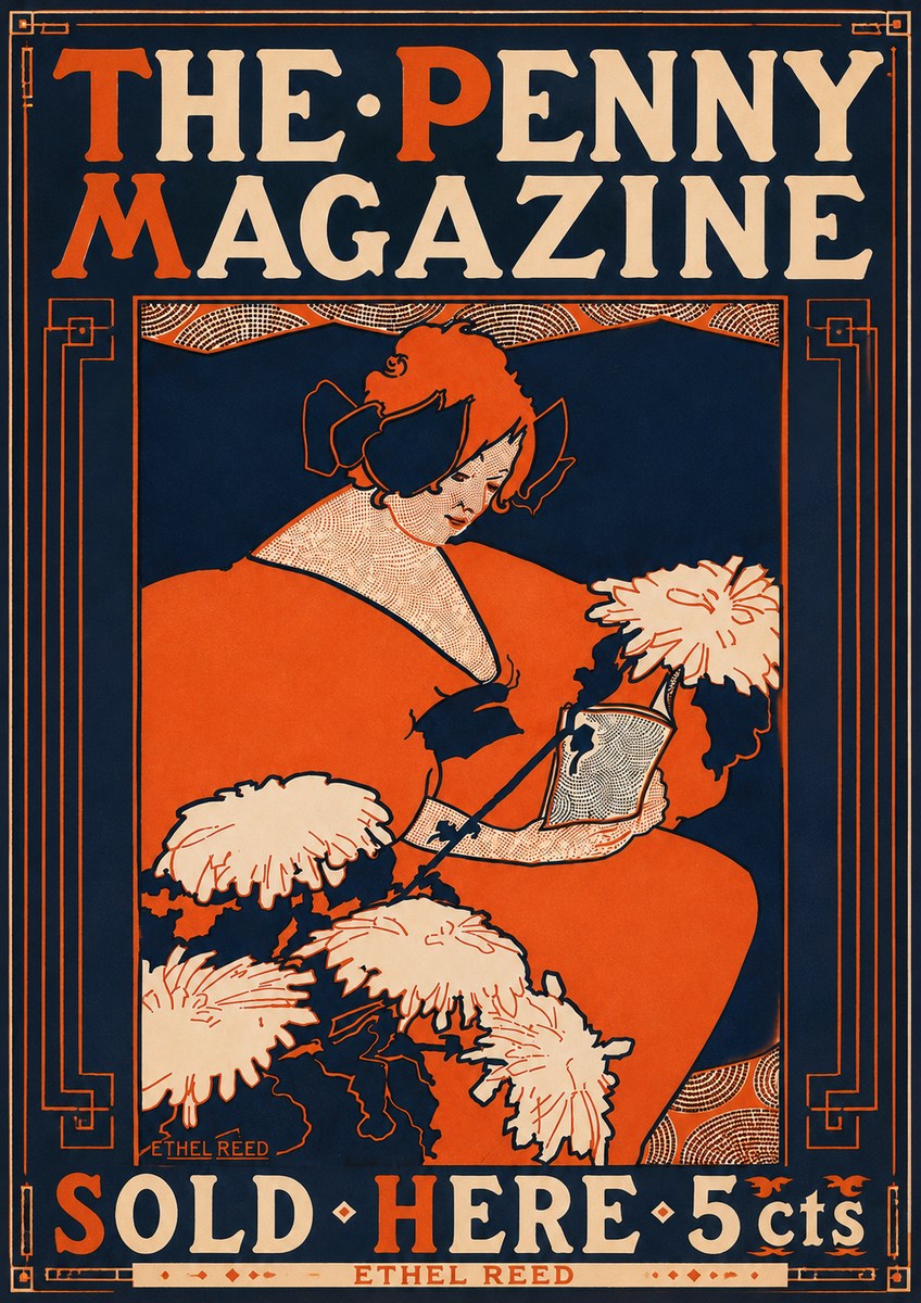 Ethel Reed The Penny Magazine No6 - Poszter