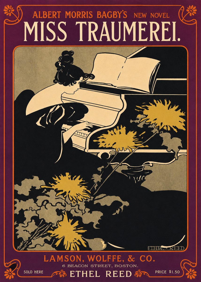 Ethel Reed Miss Traumerei. No2 - Poszter