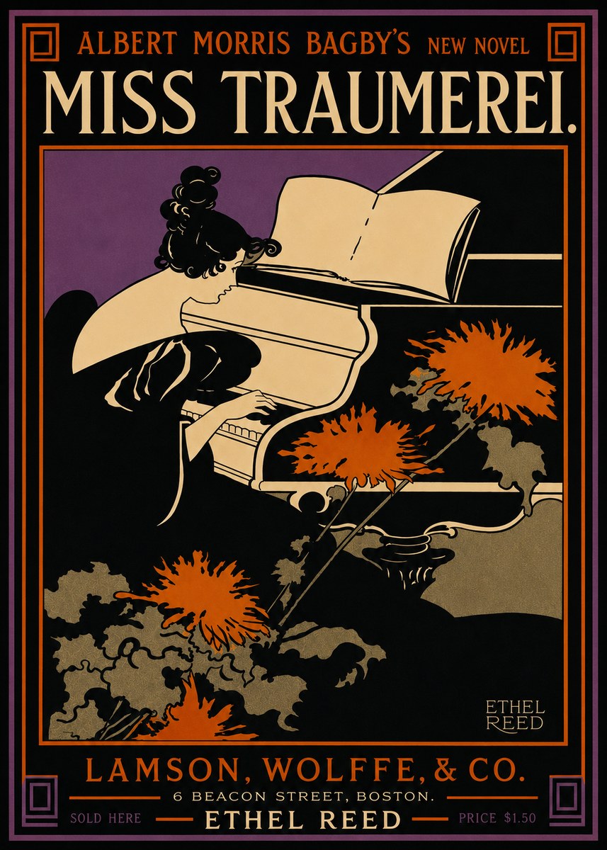 Ethel Reed Miss Traumerei. No5 - Poszter