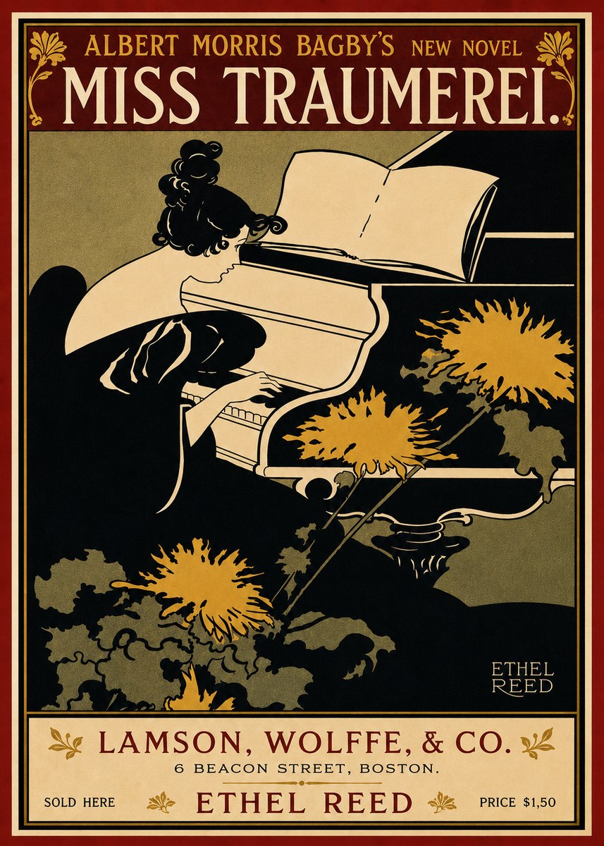 Ethel Reed Miss Traumerei. No6 - Poszter