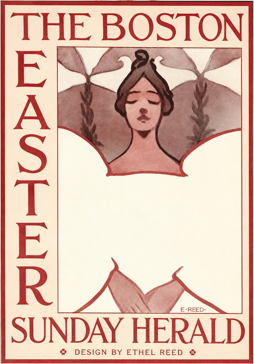 Ethel Reed The Boston Easter Sunday Herald No1 - Poszter