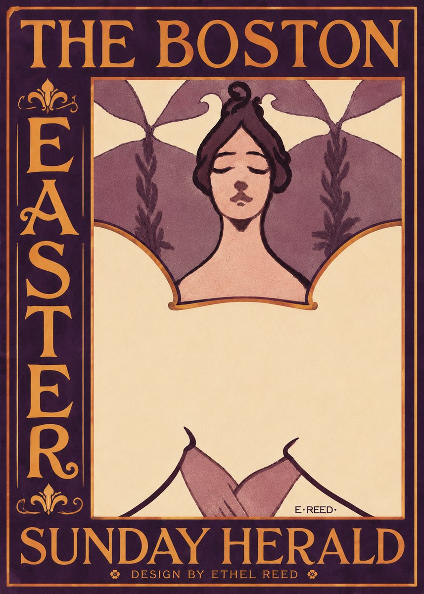 Ethel Reed The Boston Easter Sunday Herald No5 - Poszter