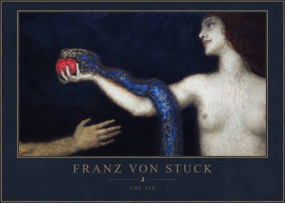 Franz von Stuck The Sin I No1 - Poszter