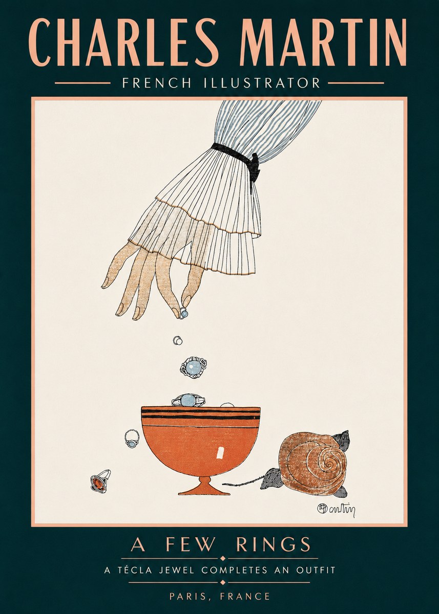 Charles Martin Some Jewels No6 - Poszter