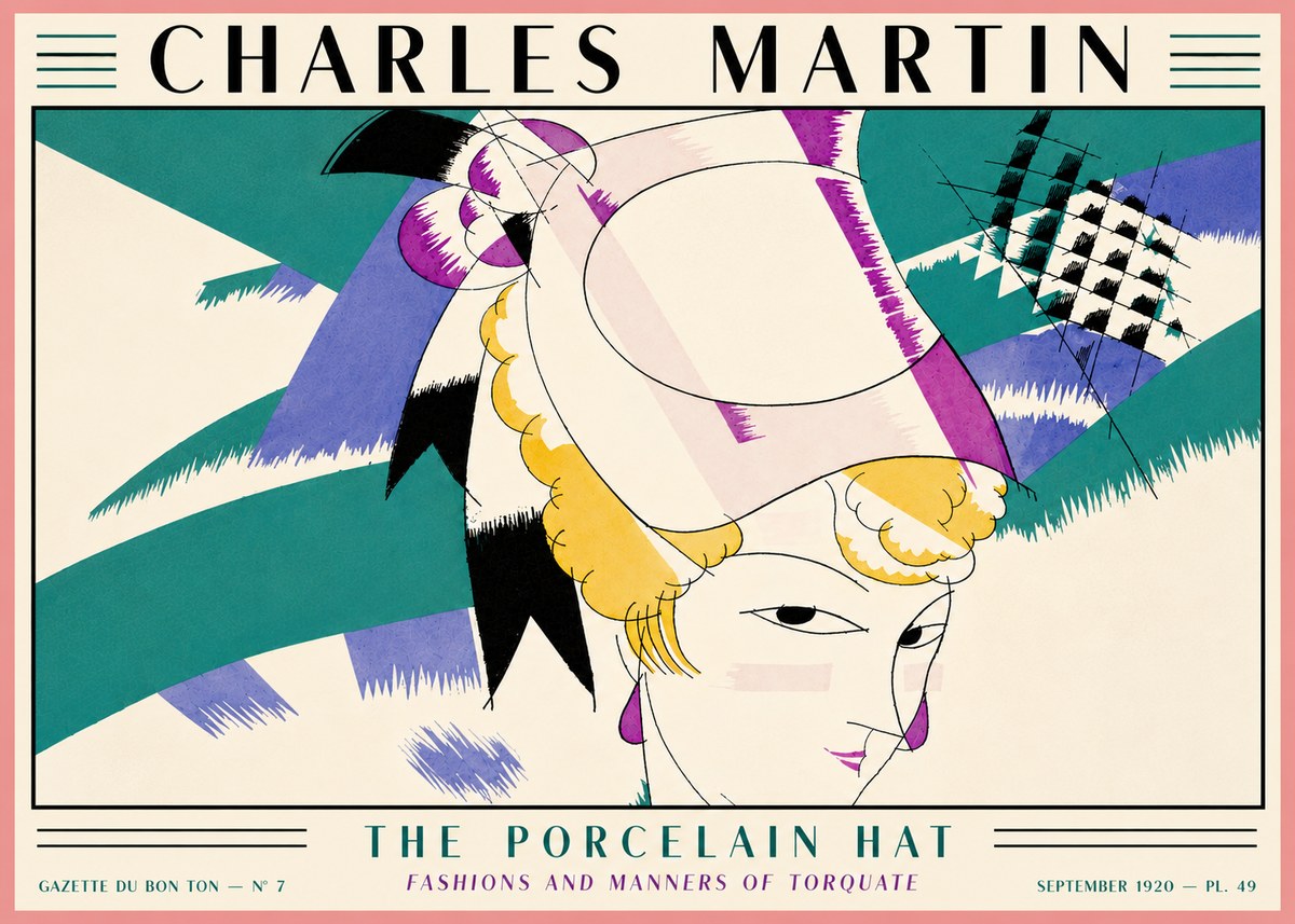 Charles Martin The Porcelain Hat No5 - Poszter