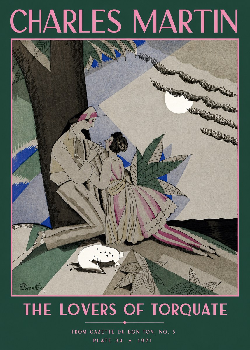 Charles Martin The Lovers of Torquate No2 - Poszter