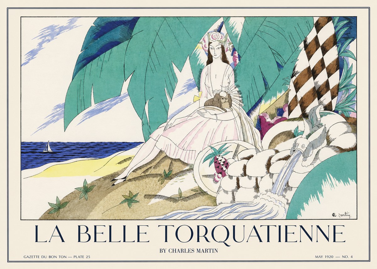 Charles Martin La Belle Torquatienne No1 - Poszter