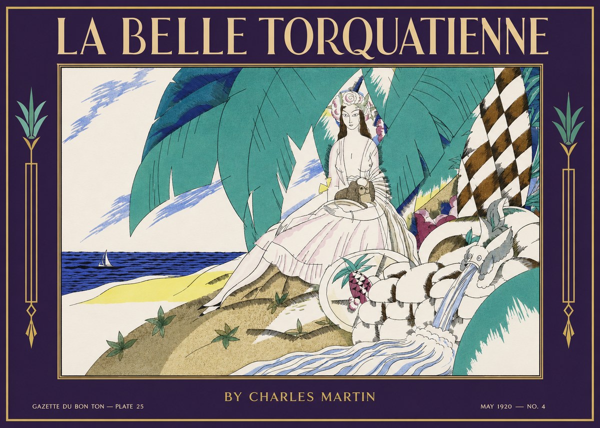 Charles Martin La Belle Torquatienne No2 - Poszter