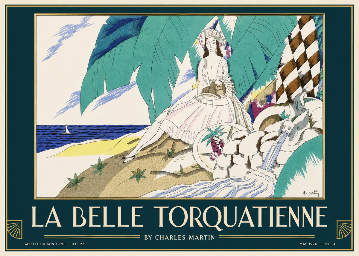 Charles Martin La Belle Torquatienne No3 - Poszter