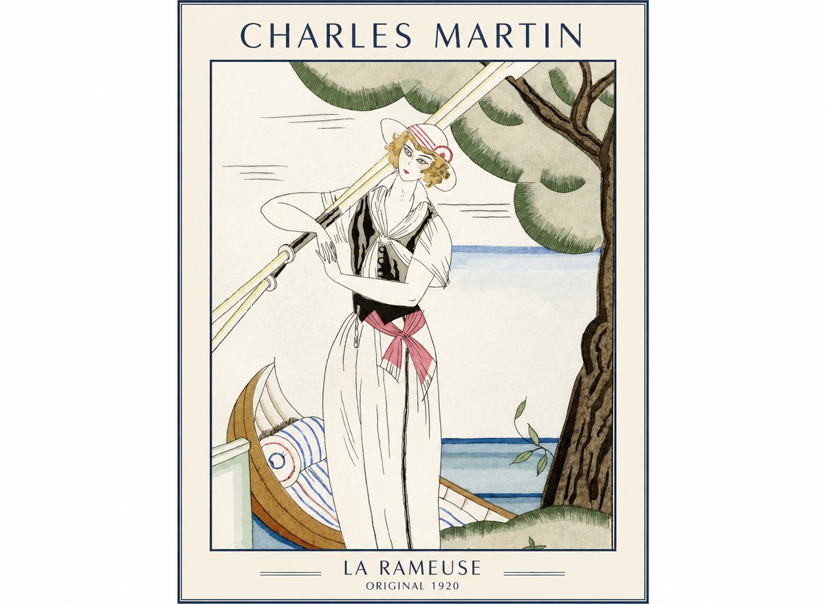 Charles Martin La Rameuse No1 - Poszter