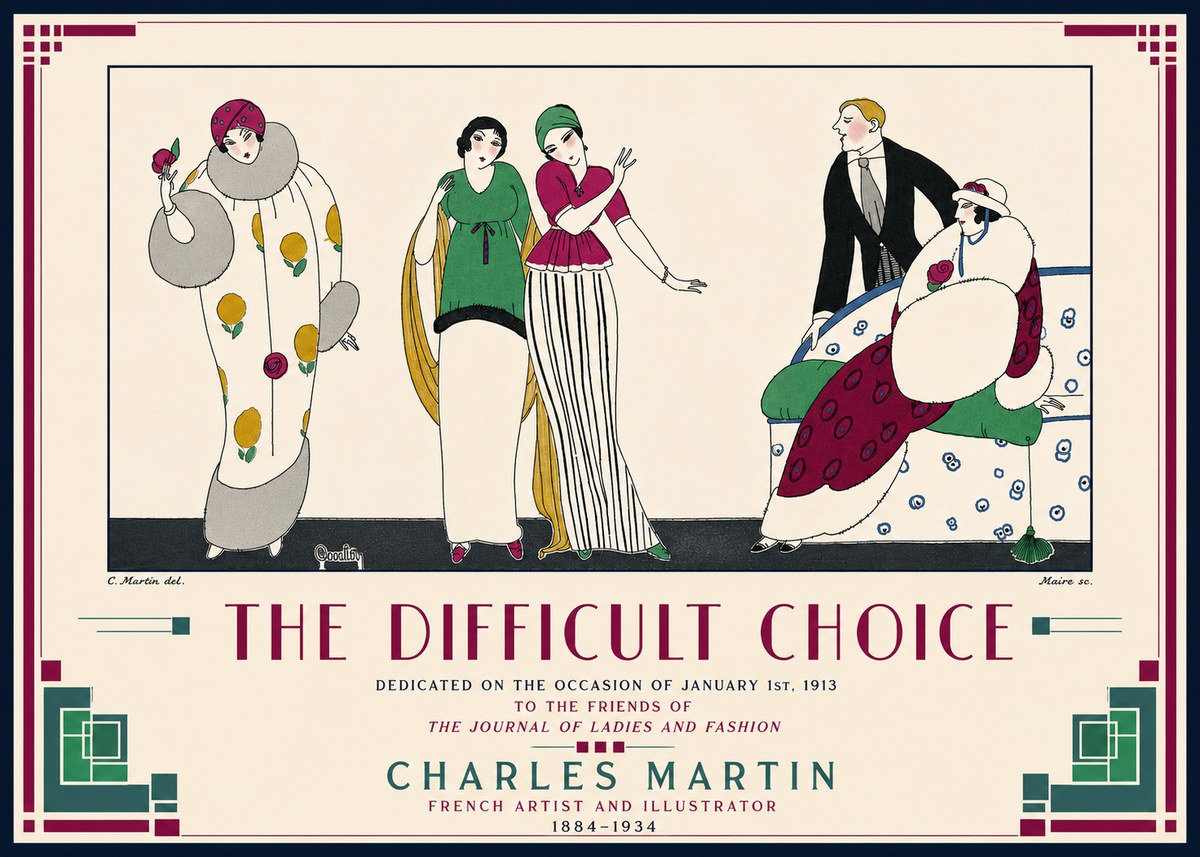 Charles Martin The Difficult Choice No4 - Poszter