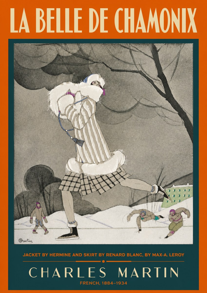 Charles Martin La Belle De Chamonix No2 - Poszter