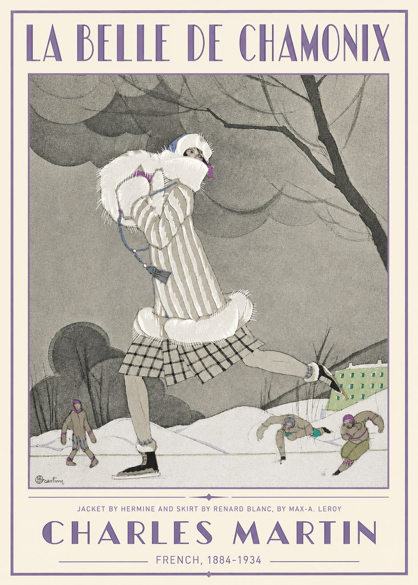 Charles Martin La Belle De Chamonix No3 - Poszter