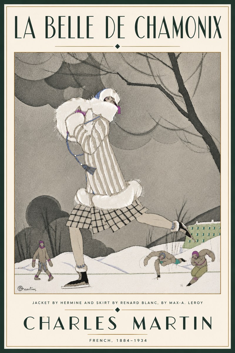 Charles Martin La Belle De Chamonix No6 - Poszter