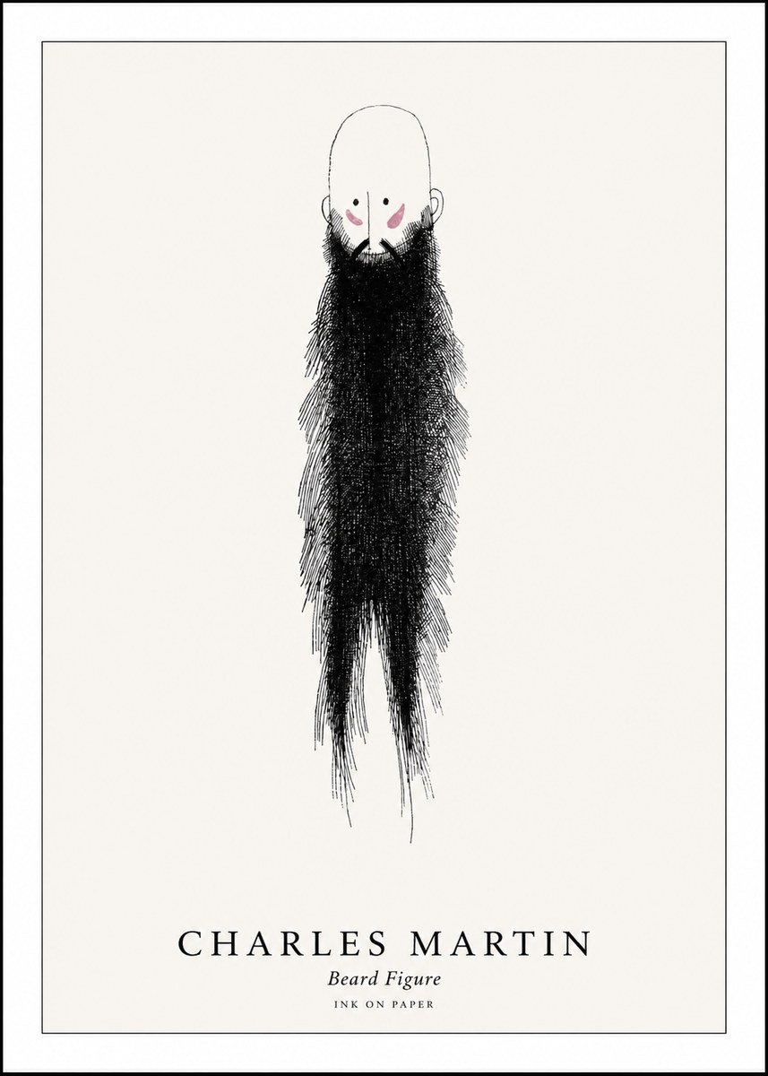Charles Martin Beard Figure No1 - Poszter