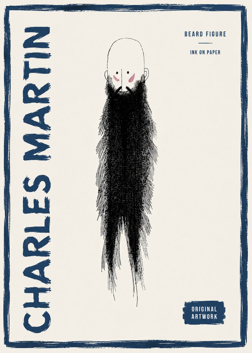 Charles Martin Beard Figure No4 - Poszter