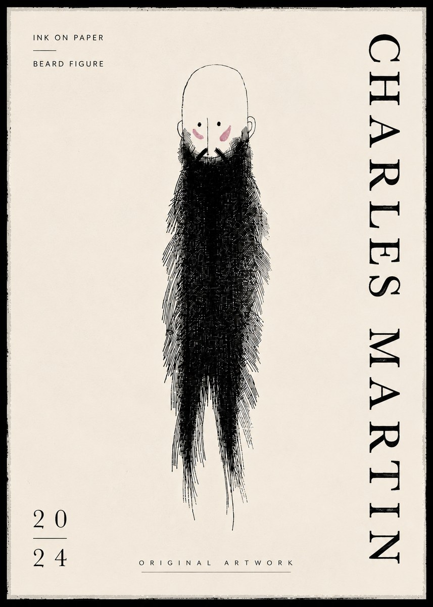Charles Martin Beard Figure No6 - Poszter