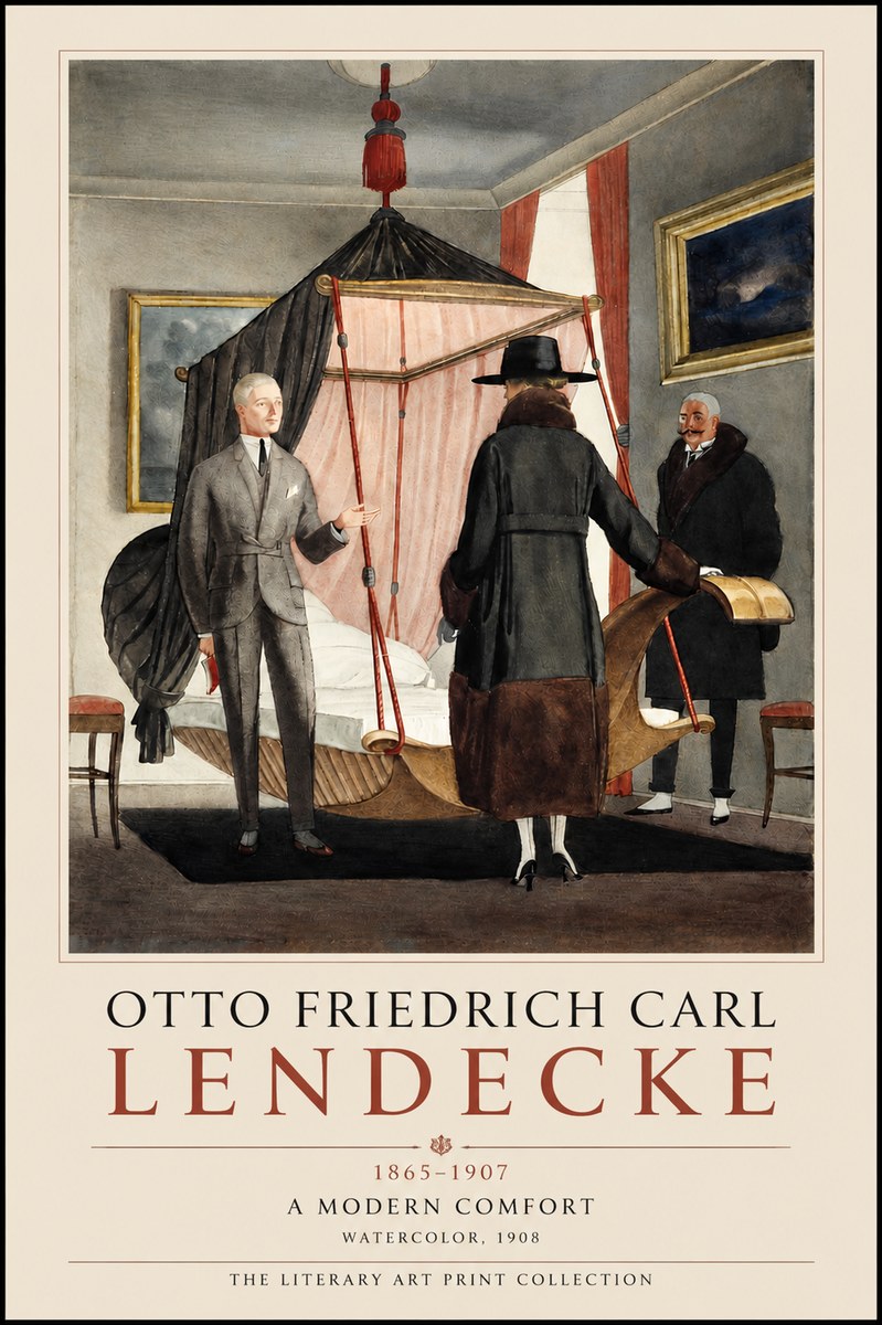 Otto Friedrich Carl Lendecke A Modern Comfort No3 - Poszter