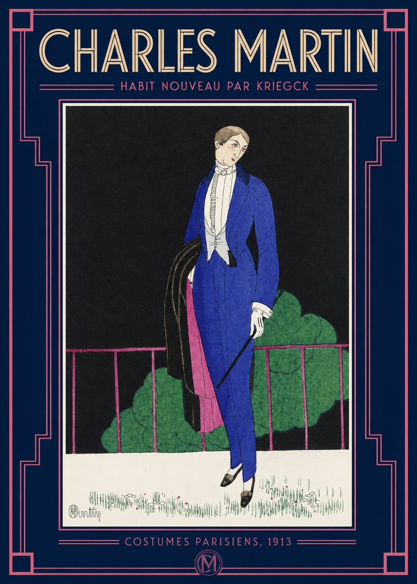 Charles Martin Habit Nouveau Par Kriegk No2 - Poszter