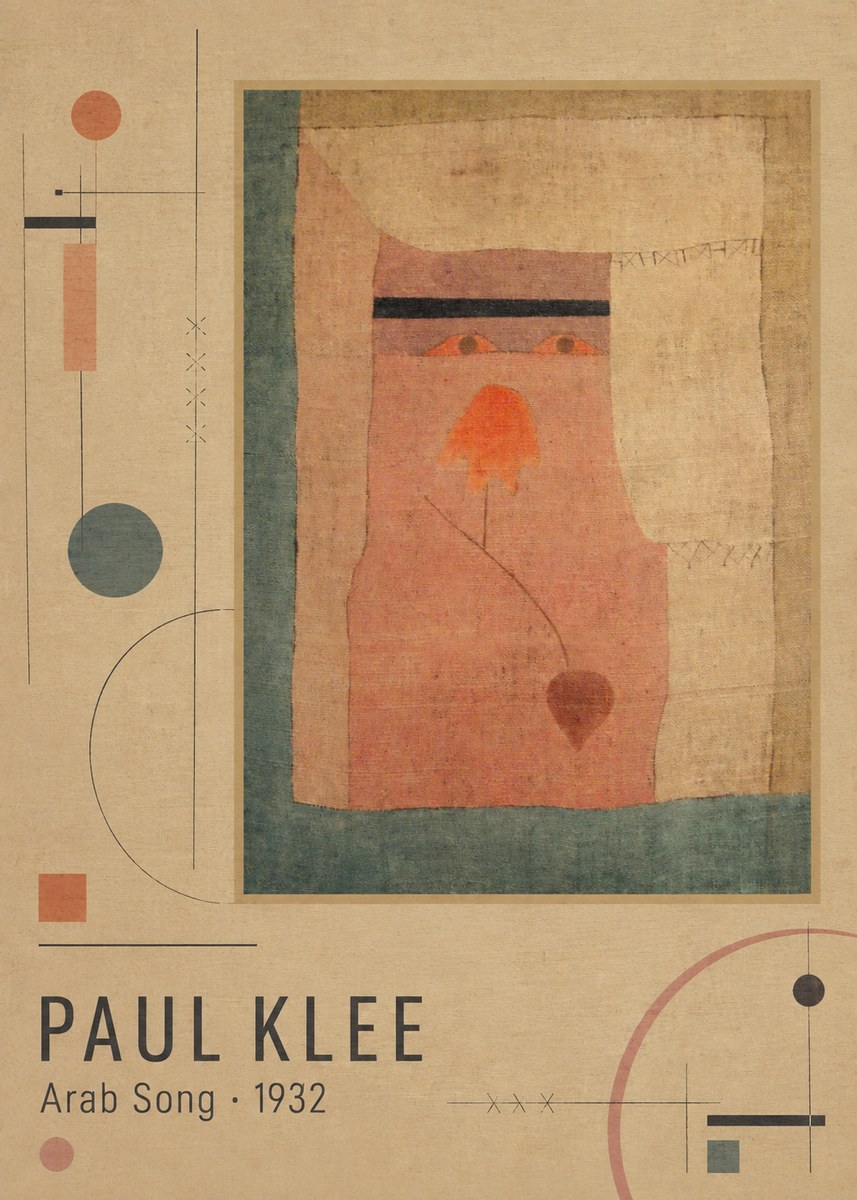 Paul Klee Arab Song No3 - Poszter