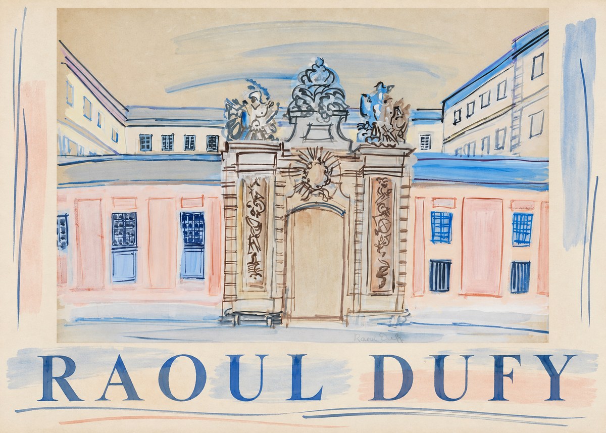 Raoul Dufy Versailles, the Grand Trianon No3 - Poszter