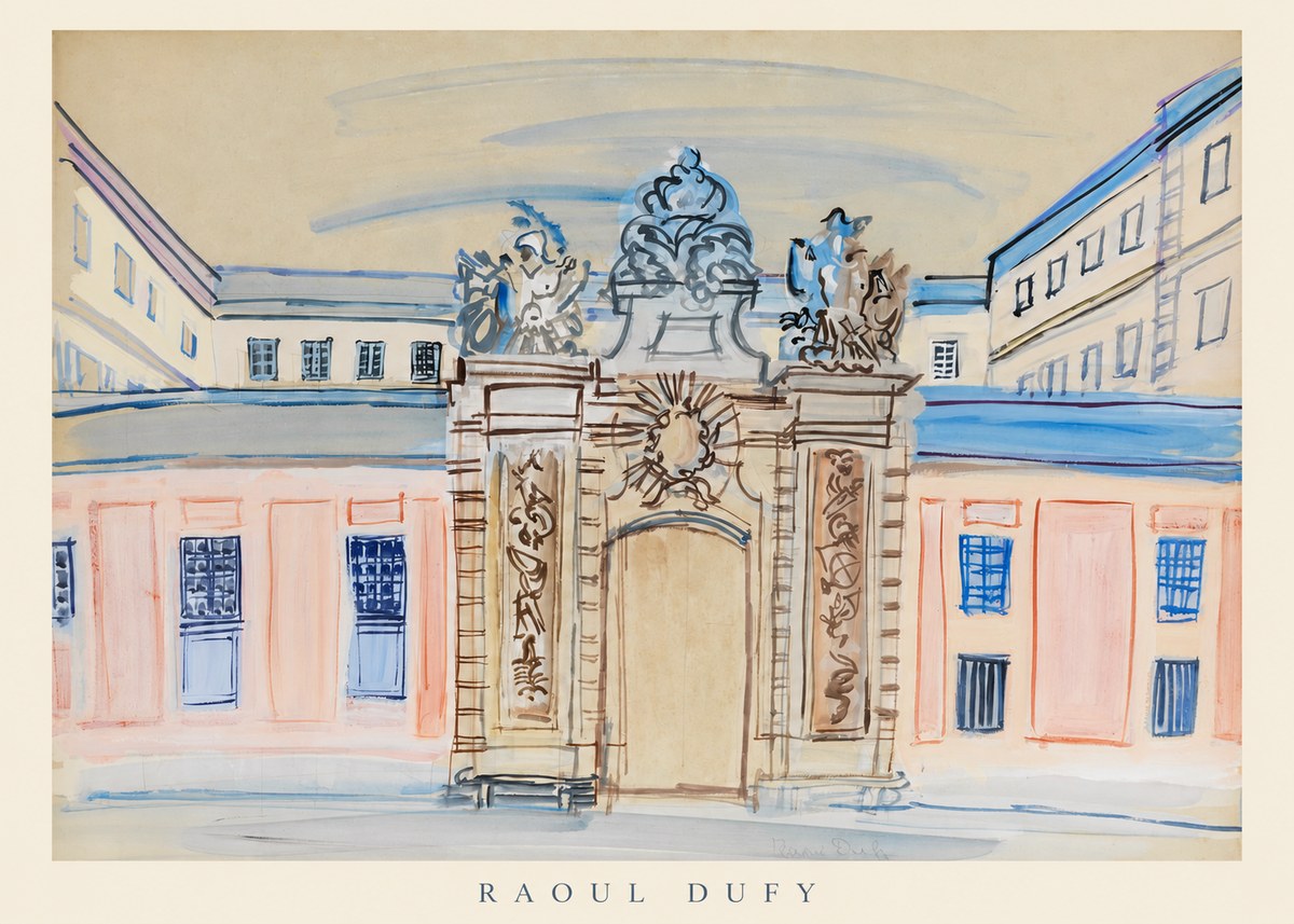 Raoul Dufy Versailles, the Grand Trianon No6 - Poszter