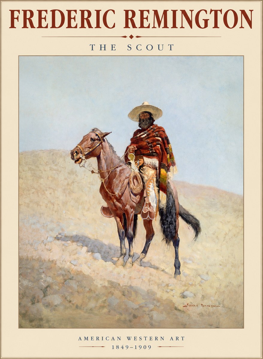 Frederic Remington The Scout I No1 - Poszter