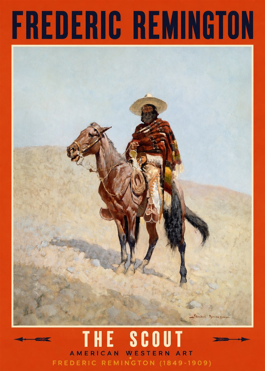 Frederic Remington The Scout I No2 - Poszter