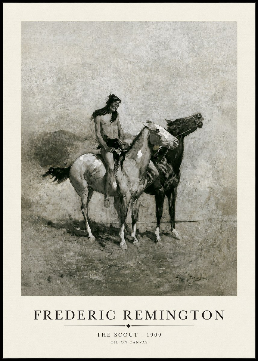 Frederic Remington The Scout II No1 - Poszter