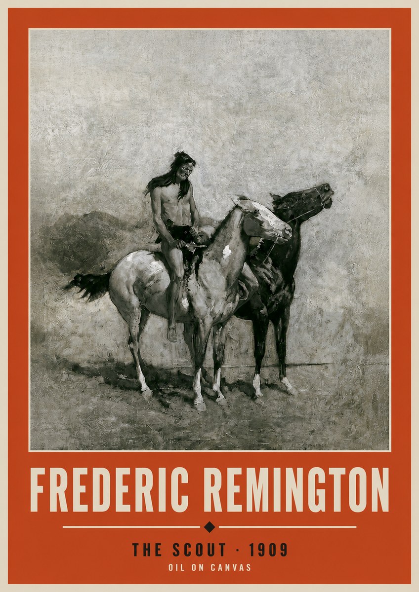 Frederic Remington The Scout II No2 - Poszter
