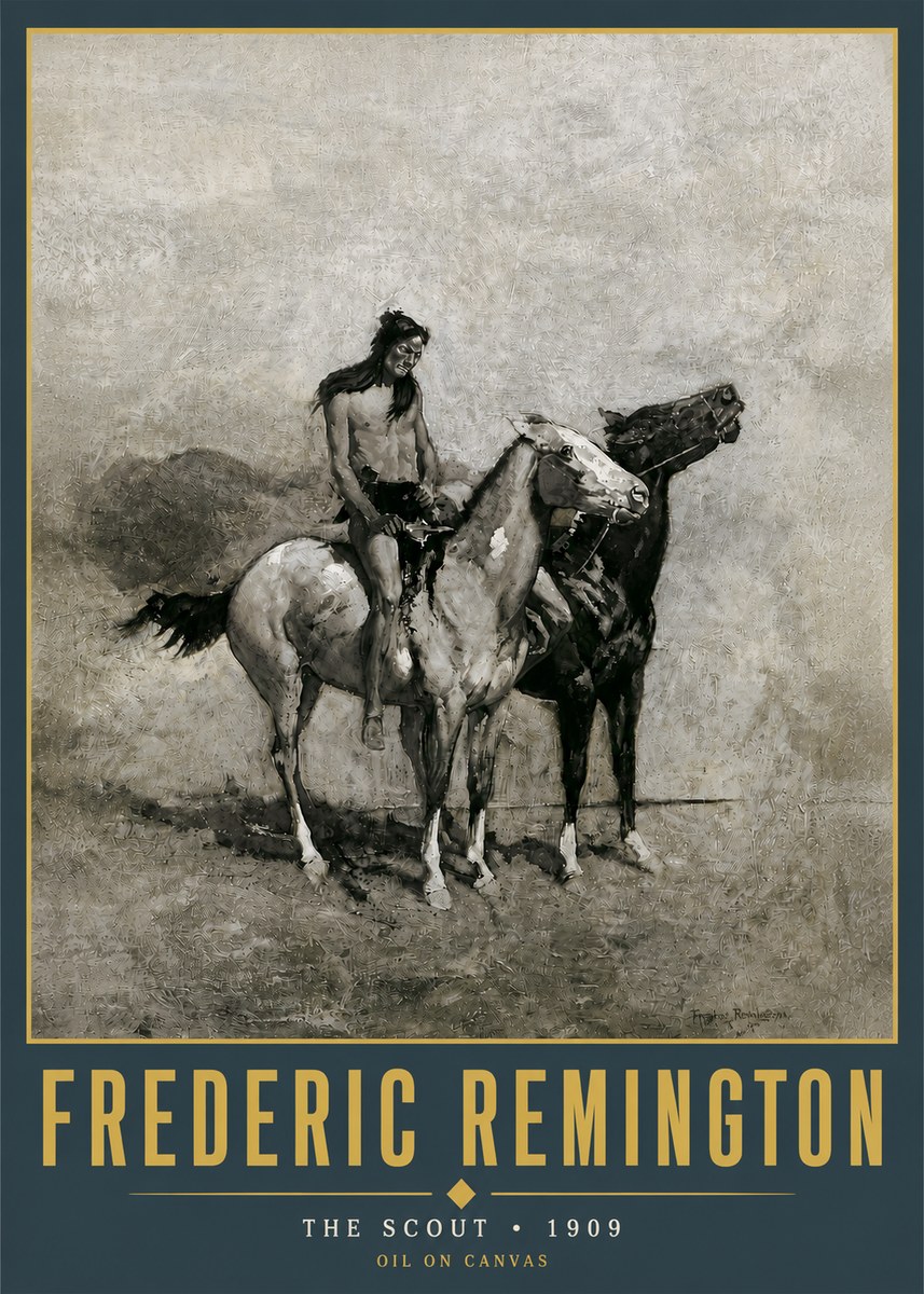Frederic Remington The Scout II No5 - Poszter