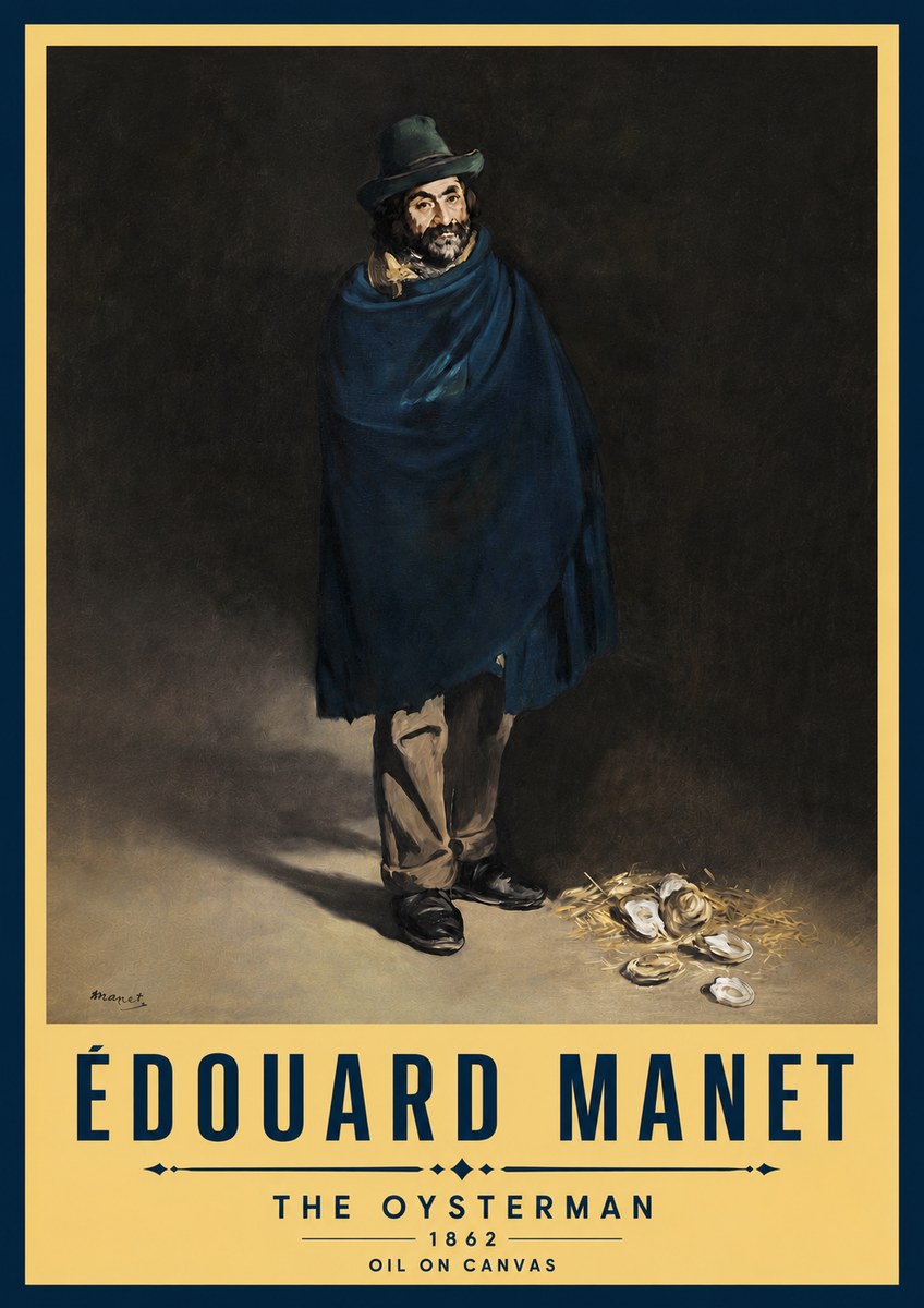 Édouard Manet The Oysterman No5 - Poszter