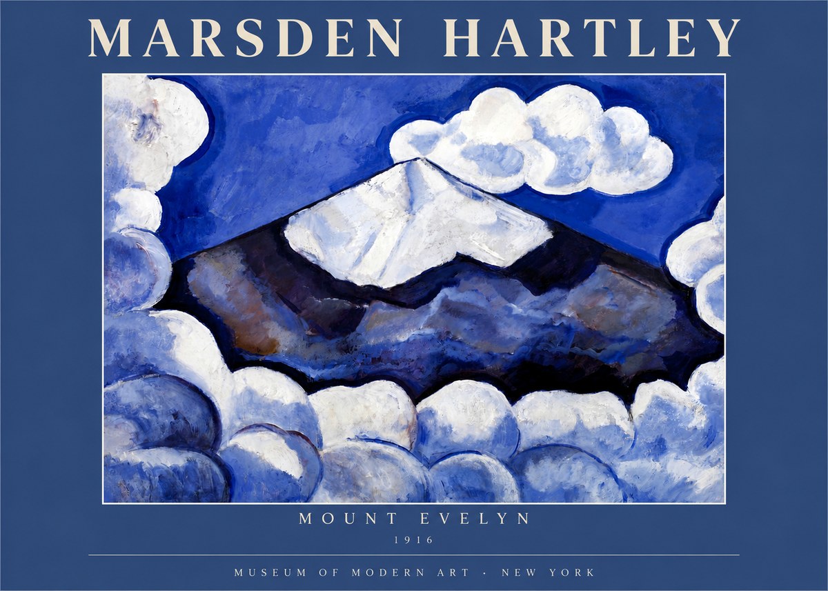 Marsden Hartley Mount Evelyn No3 - Poszter