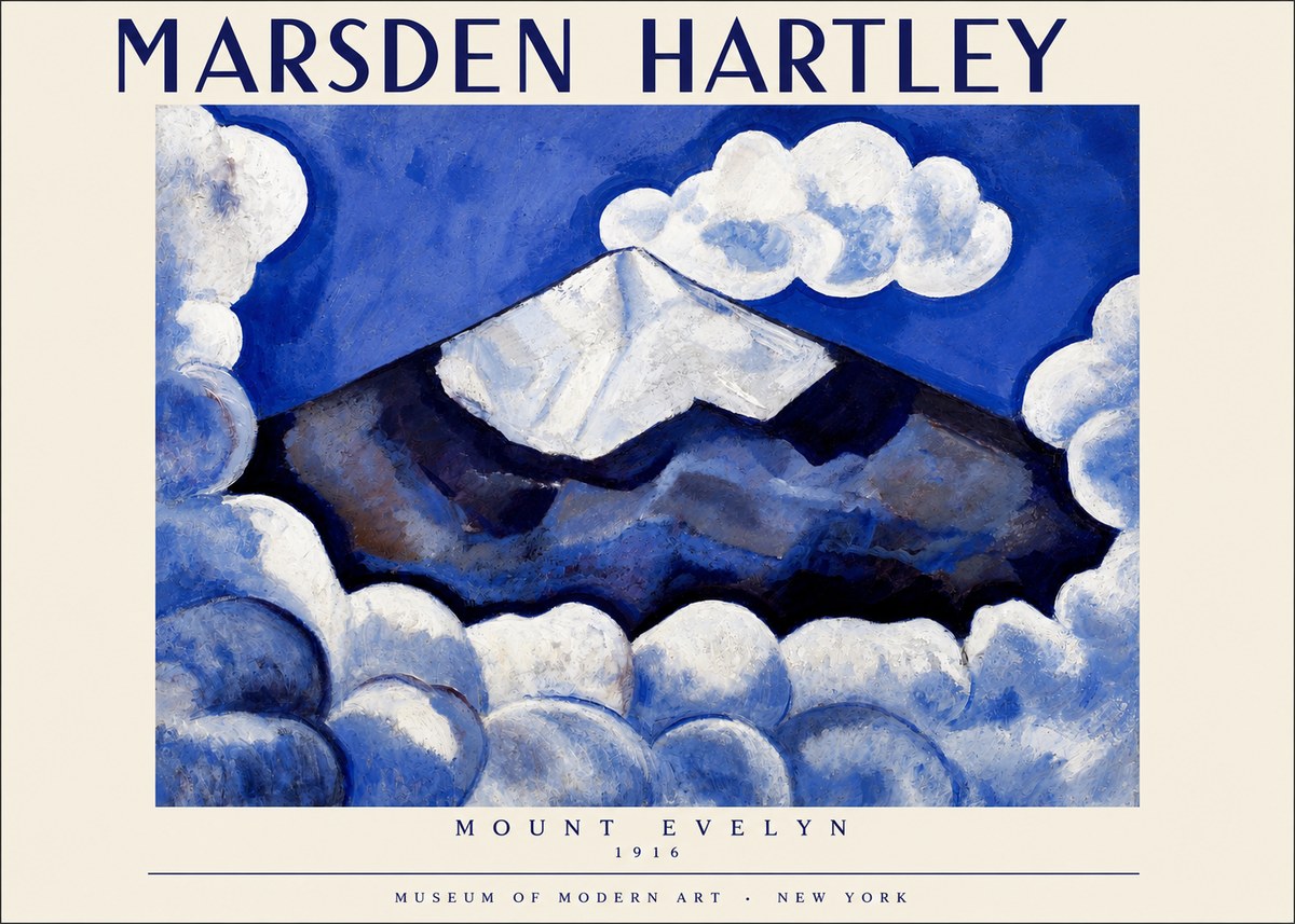 Marsden Hartley Mount Evelyn No4 - Poszter