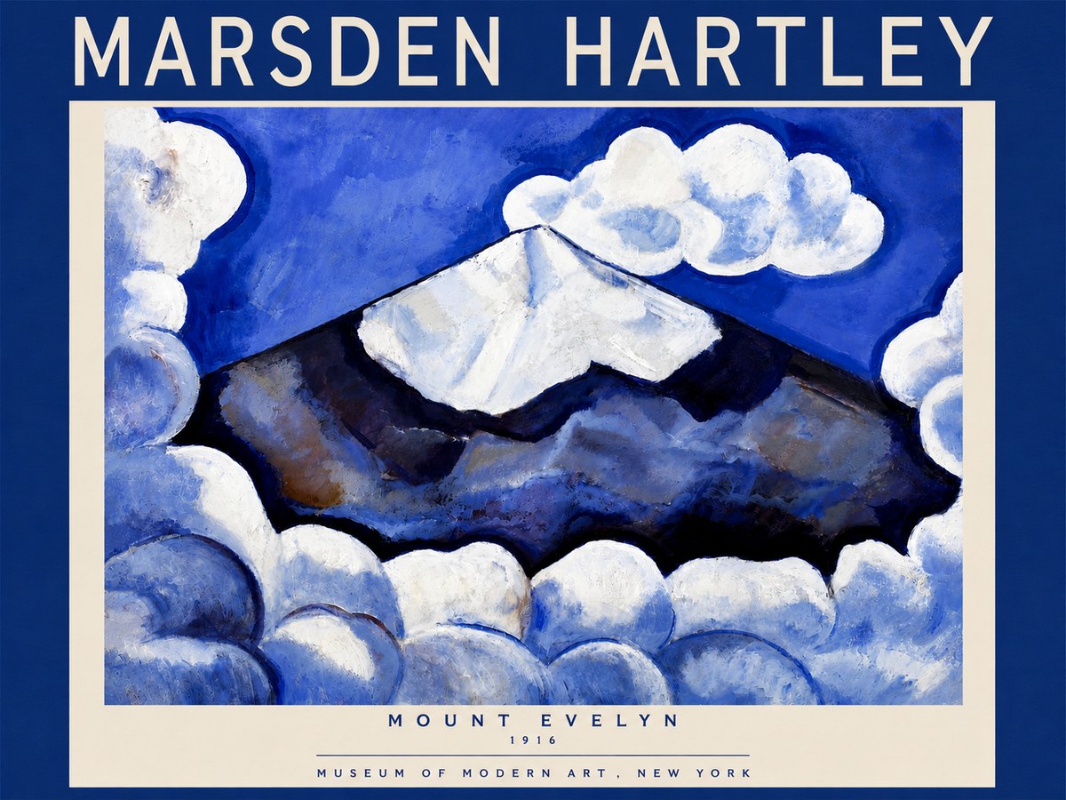 Marsden Hartley Mount Evelyn No6 - Poszter