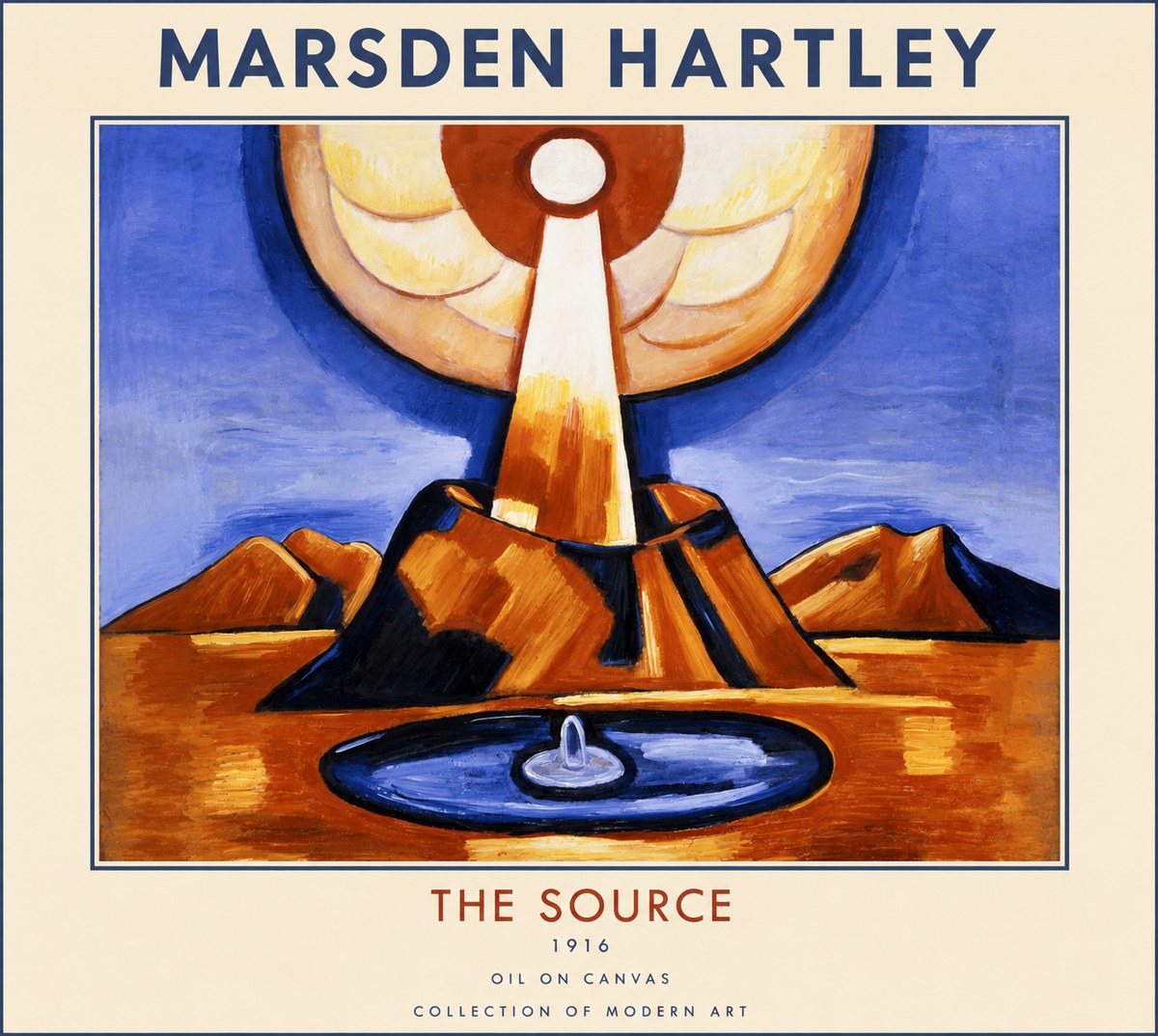 Marsden Hartley The Source No1 - Poszter