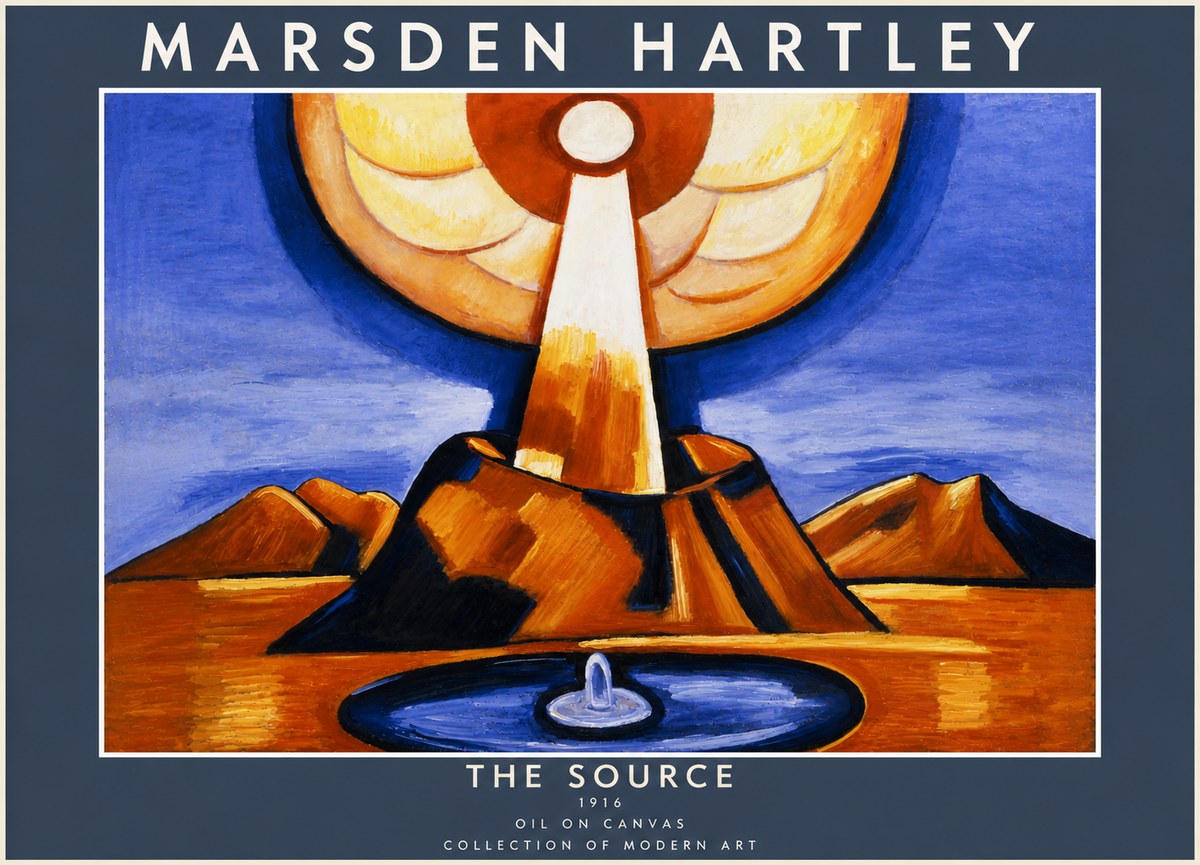 Marsden Hartley The Source No3 - Poszter