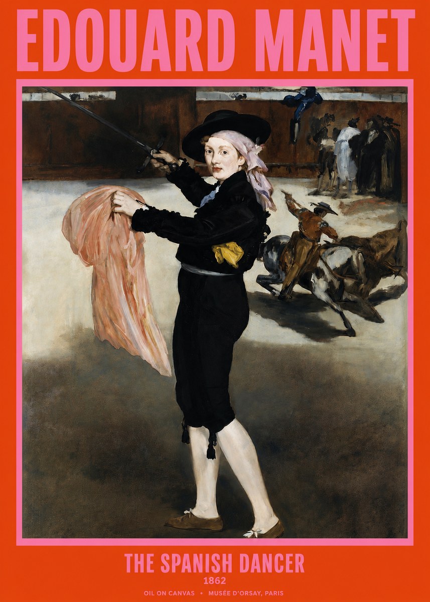 Édouard Manet The Little Bullfighter No3 - Poszter