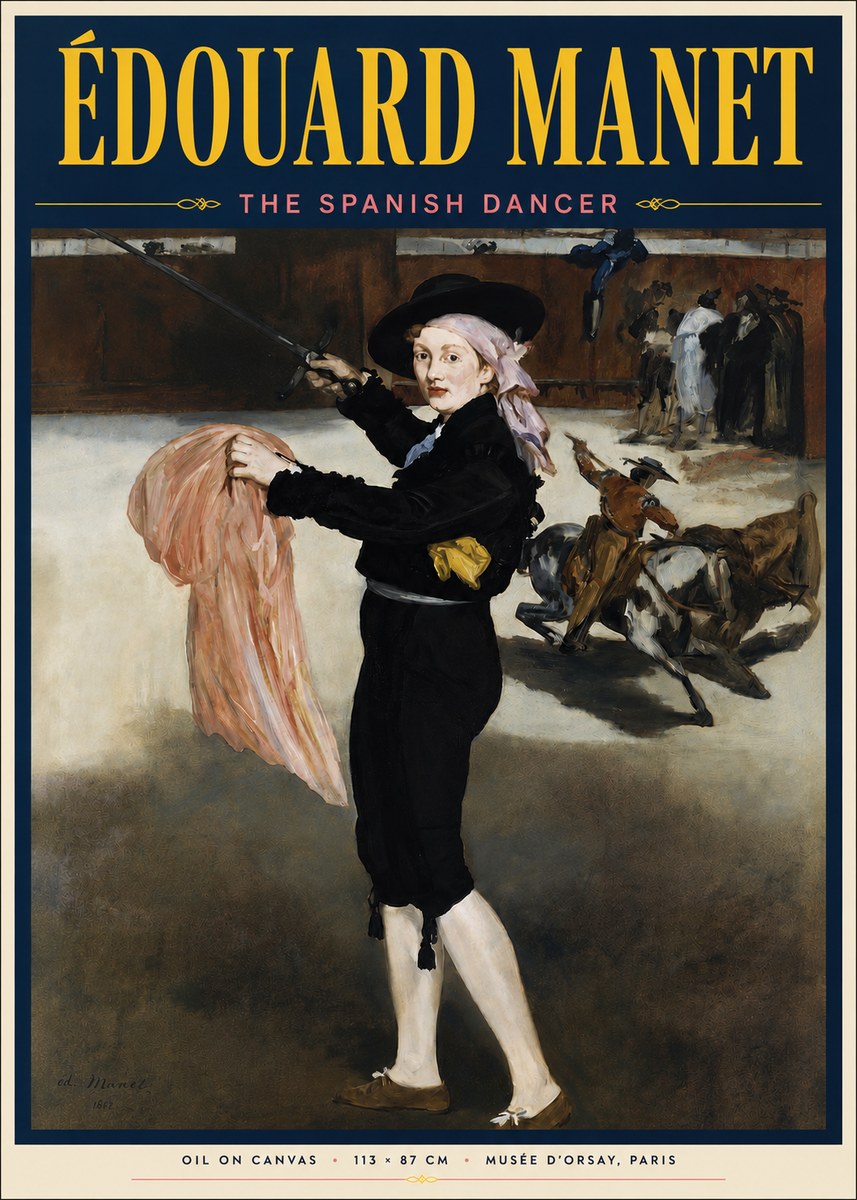 Édouard Manet The Little Bullfighter No4 - Poszter