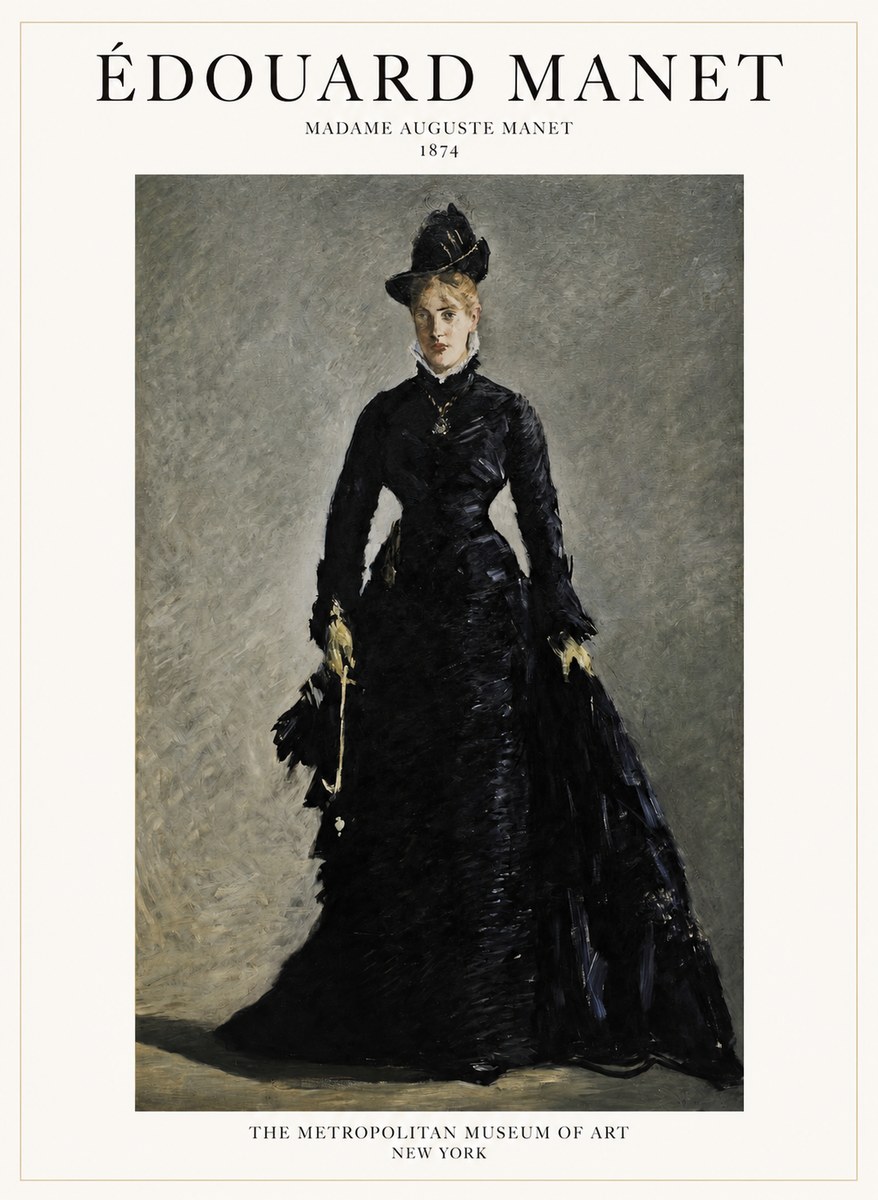 Édouard Manet Madame Auguste Manet No1 - Poszter
