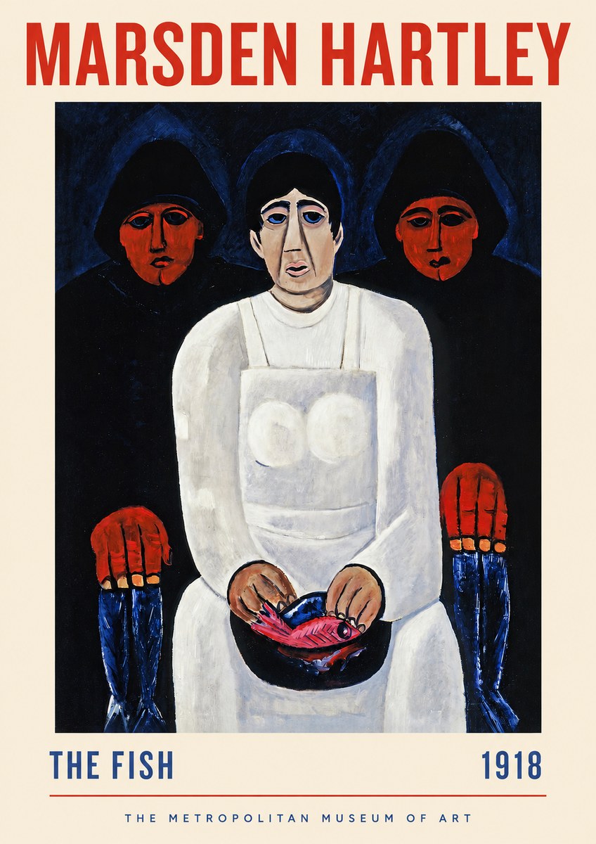 Marsden Hartley The Fish No2 - Poszter